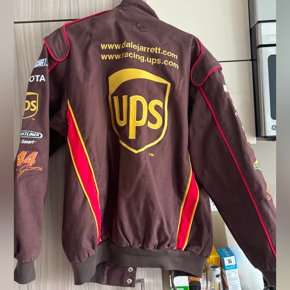 Brown Racing Jacket - Picture 2 of 2
